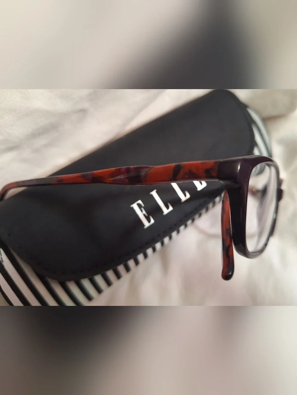 Elle Women's Glasses In Plum/red